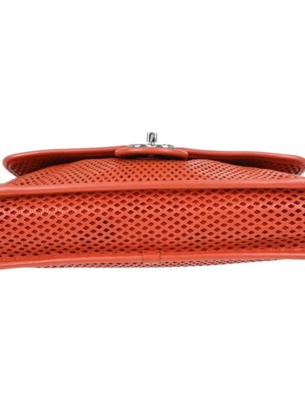 Chanel Red Perforated Calfskin Up in the Air Shoulder Bag 198086